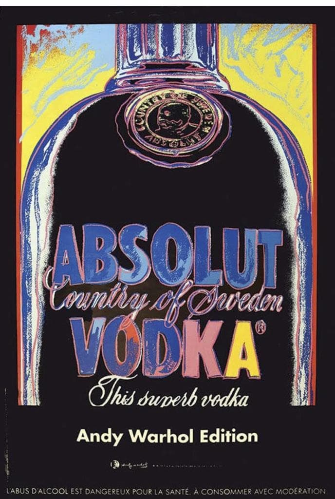 Andy Warhol Edition Absolut artwork — pop art auction highlight for Dion Abadi